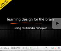 Multimedia Learning Principles Slidecast